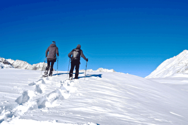 Snowshoeing Trails in Valais, Switzerland - Aletsch Glacier