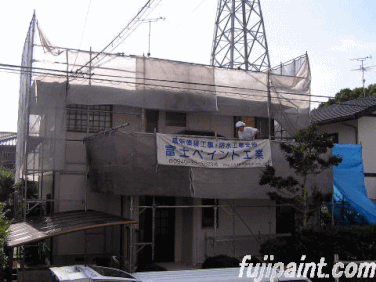 古賀市舞の里　塗装、塗り替え工事例