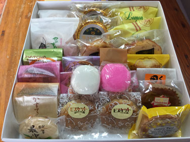 福原菓子店さんの詰め合わせ（紅白まんじゅう入）