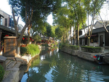 【写真3】 古き良き江南の水郷の風情を残す甪直