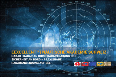 Radarbildschirm mit Seeverkehr – EXCELLENT™ Kurs der NAUTISCHEN AKADEMIE SCHWEIZ™, praxisnahes Radartraining und Sicherheit an Bord