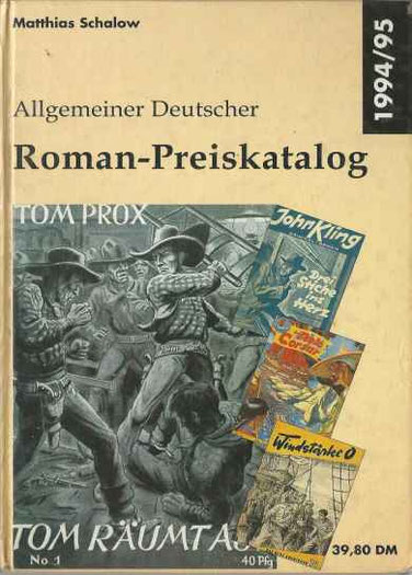 5.Allgemeiner Roman Preiskatalog 1994/1995