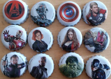 Set 12: 12 Karamalz "AVENGERS Age Of Ultron" 03-2015.