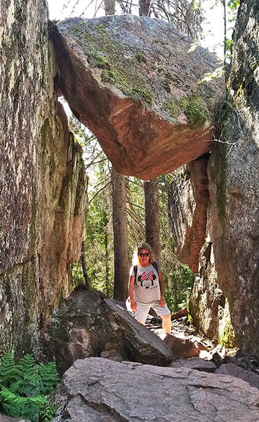 Wanderung zum Slåttdalsskrevan, Skuleskogen Nationalpark, Schweden