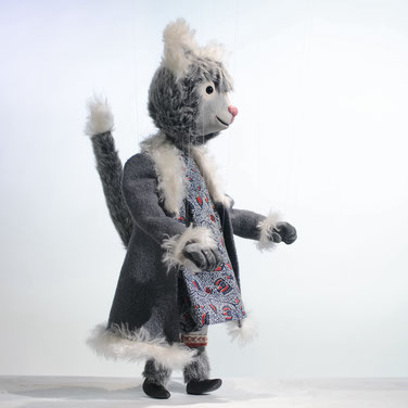 Marionette Katze Minka