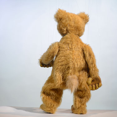 Marionette Bär,  gelb