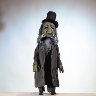 Marionette Herr Grau