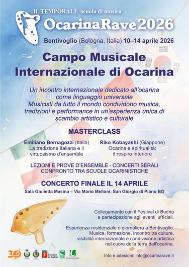 OCARINA RAVE 2026 Campo Musicale Internazionale di Ocarina