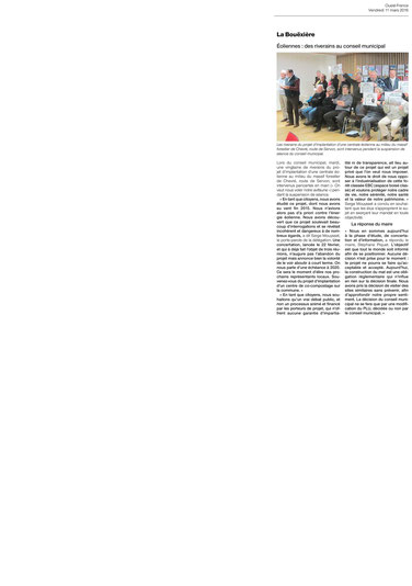 Ouest-France - 11/03/2016