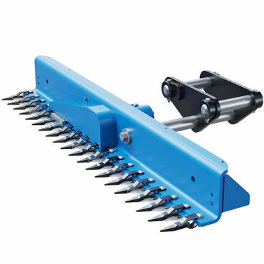 Cortasetos para acoplar en una miniexcavadora