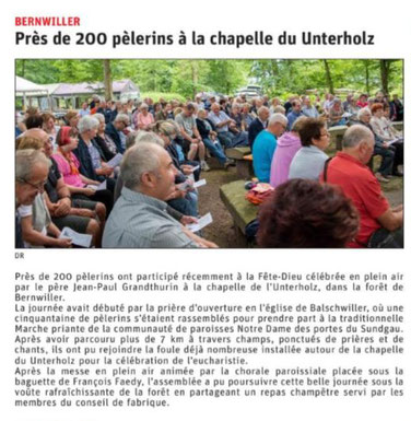 L'ALSACE ALTKIRCH - 30juin 2019