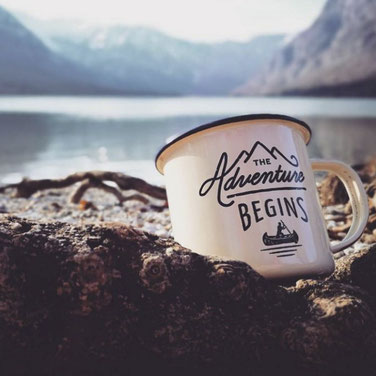 Gentlemen's Hardware Enamel Mug off white