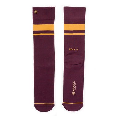 XPOOOS-Socks-Essential-Bordeaux
