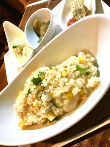春菊クリームリゾット (写真参考)