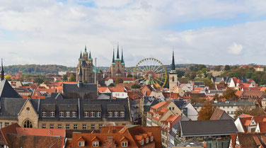 Stadtführungen in Erfurt: Blick über die Erfurter Altstadt