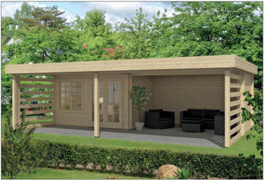 Tonnelle/Cuisine extérieure Pool-house-en-bois-en-dordogne-lilou