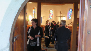 Es galt, sich auf die spezielle Akustik in der Kirche Rickenbach vorzubereiten.