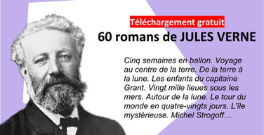 60 romans de JULES VERNE gratuits