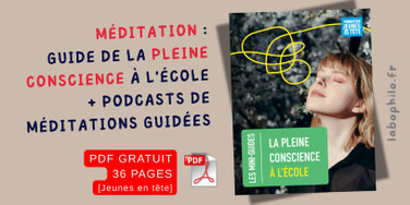 Compétences psychosociales. CPS. Ressources gratuites. PDF gratuit. Méditation. Guide de la méditation de pleine conscience à l'école. Application gratuite. Méditer avec les enfants. Philo pour enfants. Philosophie pour enfants.