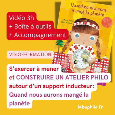 Formation en philosophie pour enfants. Se former à la philosophie pour enfants. Devenir animateur en philosophie pour enfants, adolescents et adultes. Pratique philosophique. Formation. Se former.