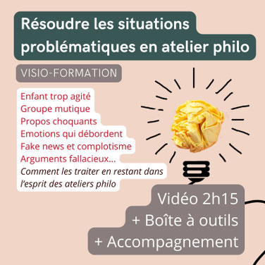 Formation en philosophie pour enfants. Se former à la philosophie pour enfants. Devenir animateur en philosophie pour enfants, adolescents et adultes. Pratique philosophique. Formation. Se former.