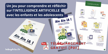 Aïe Aïe iA! Jeu gratuit sur l'intelligence artificielle. Réfléchir sur l'IA.