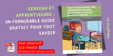 Compétences psychosociales. CPS. Ressources gratuites. PDF gratuit. Apprentissage. Cerveau de l'enfant. Philo pour enfants. Philosophie pour enfants. Neurosciences. Tout ce que vous et vos enseignants devriez savoir sur le cerveau en apprentissage.