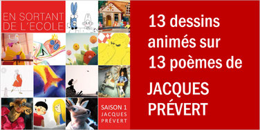 13 poèmes de JACQUES PRÉVERT en animation