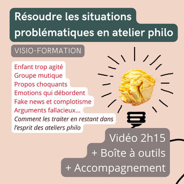 Formation en philosophie pour enfants. Se former à la philosophie pour enfants. Devenir animateur en philosophie pour enfants, adolescents et adultes. Pratique philosophique. Formation. Se former.
