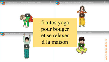 Yoga pour enfants: 5 tutos animés