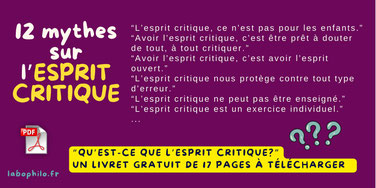 ESPRIT CRITIQUE: PDF de 17 pages