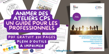 Compétences psychosociales. CPS. Référentiel opérationnel à destination des professionnels experts et formateurs CPS. Fiches d'activités CPS.