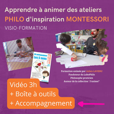 Formation en philosophie pour enfants. Se former à la philosophie pour enfants. Devenir animateur en philosophie pour enfants, adolescents et adultes. Pratique philosophique. Formation. Se former.