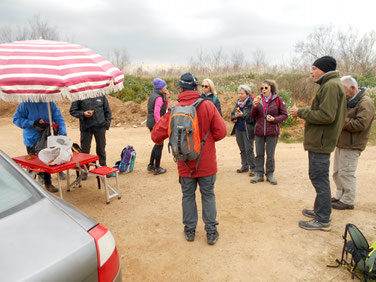 Pause pour les randonneurs de l'ANOCR 34-12-48 le 8 mars 2022 anocr34.fr