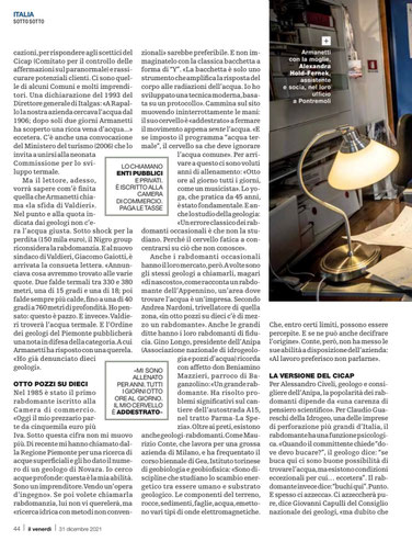 Rassegna stampa, Maurizio Armanetti Ricerche Idriche