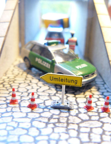 Audi A4 Avant der Polizei im Einsatz