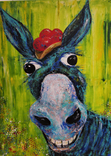 "Schwarzwälder" , Acryl auf Leinwand , 60x80 cm , BNR 335
