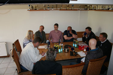 Pressetermin SV Horneburg. Foto: Dirk Hantrop