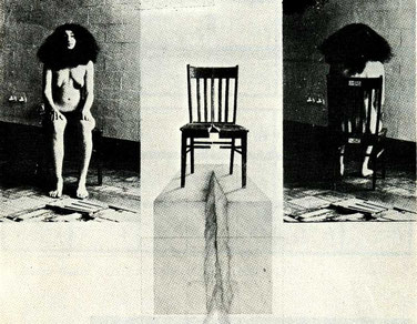 Hinge Chair ,1971 Raimund Abraham via CISCAS MAMBITOS