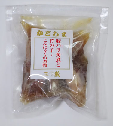 豚バラ角煮と竹の子・こんにゃくの煮物