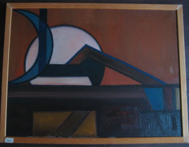 Schilderij Aage Vening Meinesz