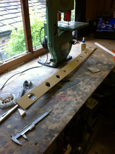 Laminated wing spar