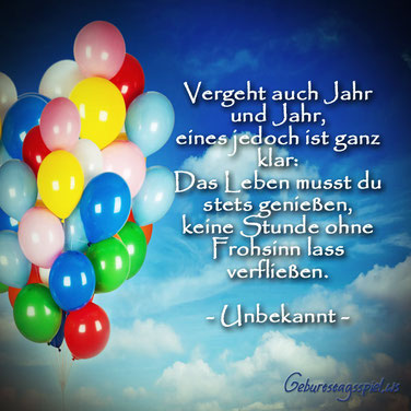 Geburtstagswünsche als Text oder Spruch