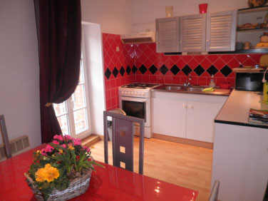 Kitchen with a table and 4 chairs