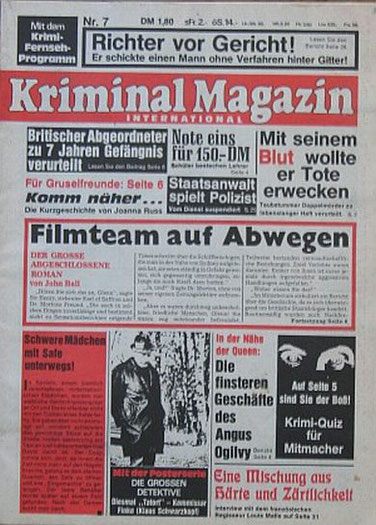 Kriminal Magazin 1.Jahrgang Band 7