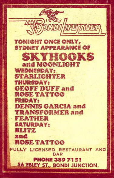 Flyer from 22th - 28th January '78