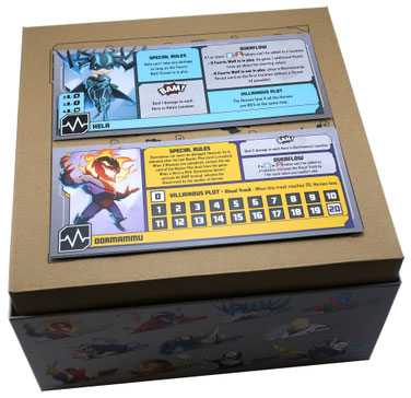 folded space insert organizer marvel united expansions