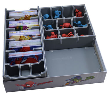 folded space insert organizer marvel united expansions