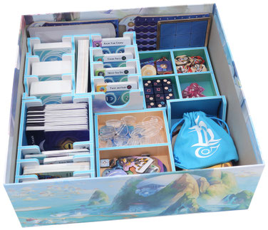 folded space insert organizer tidal blades 2 rise of the unfolders colour insert druid city games