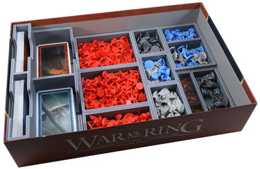 folded space insert organizer war of the ring lords of middle-earth warriors of middle-earth foam core